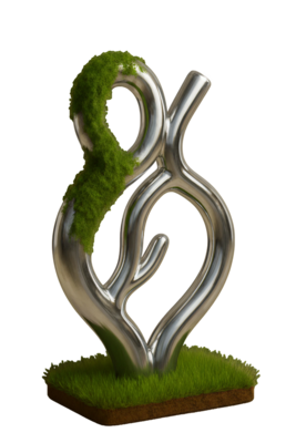 stylized picture of a heart